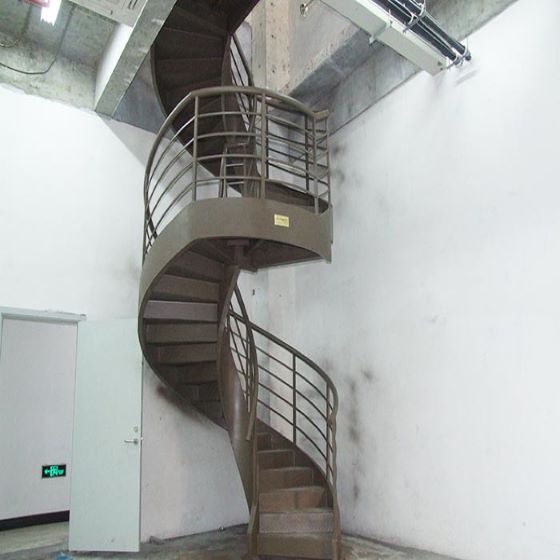 武汉旋转楼梯安装公司-湖北旋转卷板楼梯施工团队-湖北定做旋转楼梯厂家